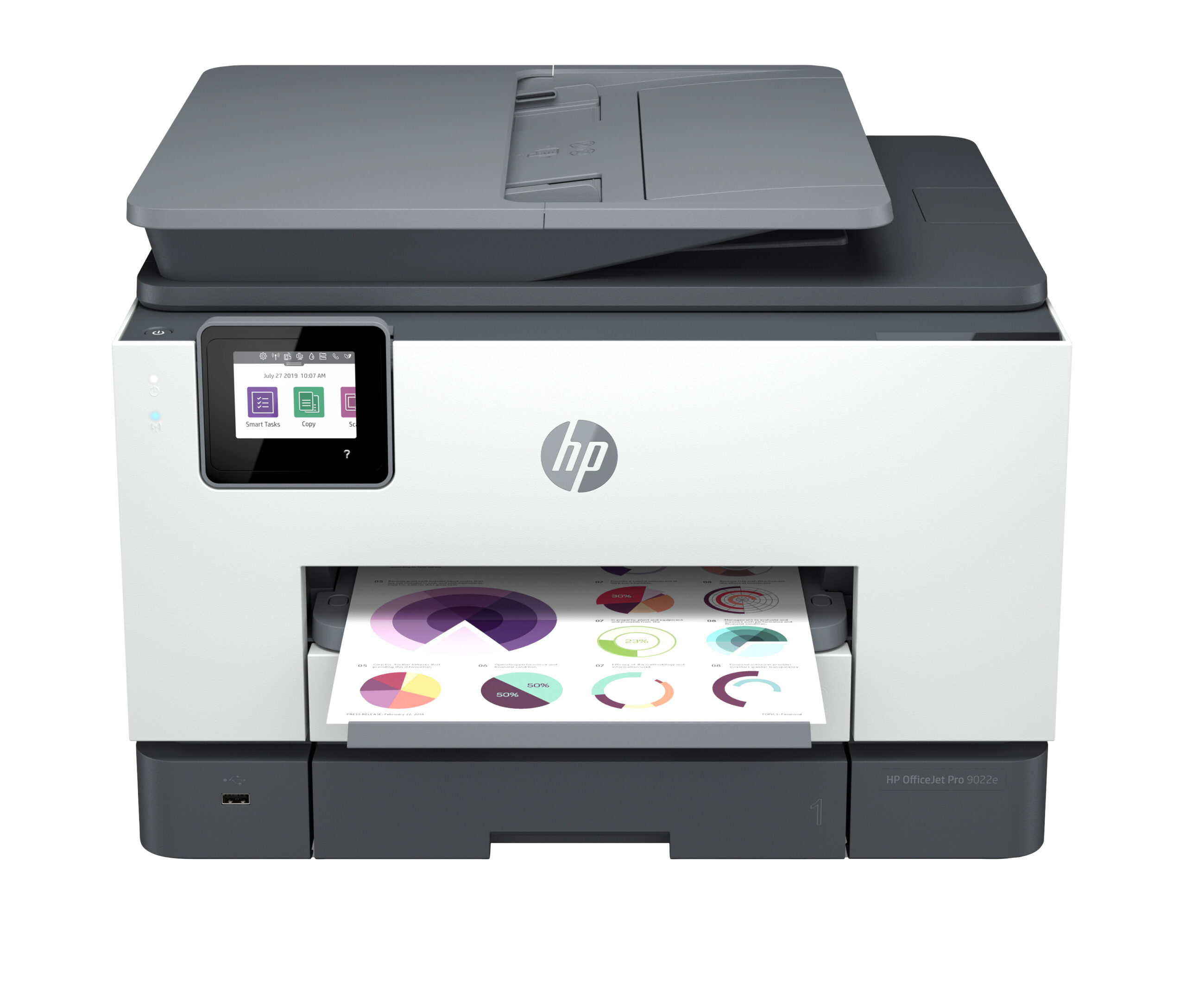 HP OfficeJet Pro 9022e Bezprzewodowe All-in-One W kolorze Drukarka, Instant Ink; Drukowanie dwustronne