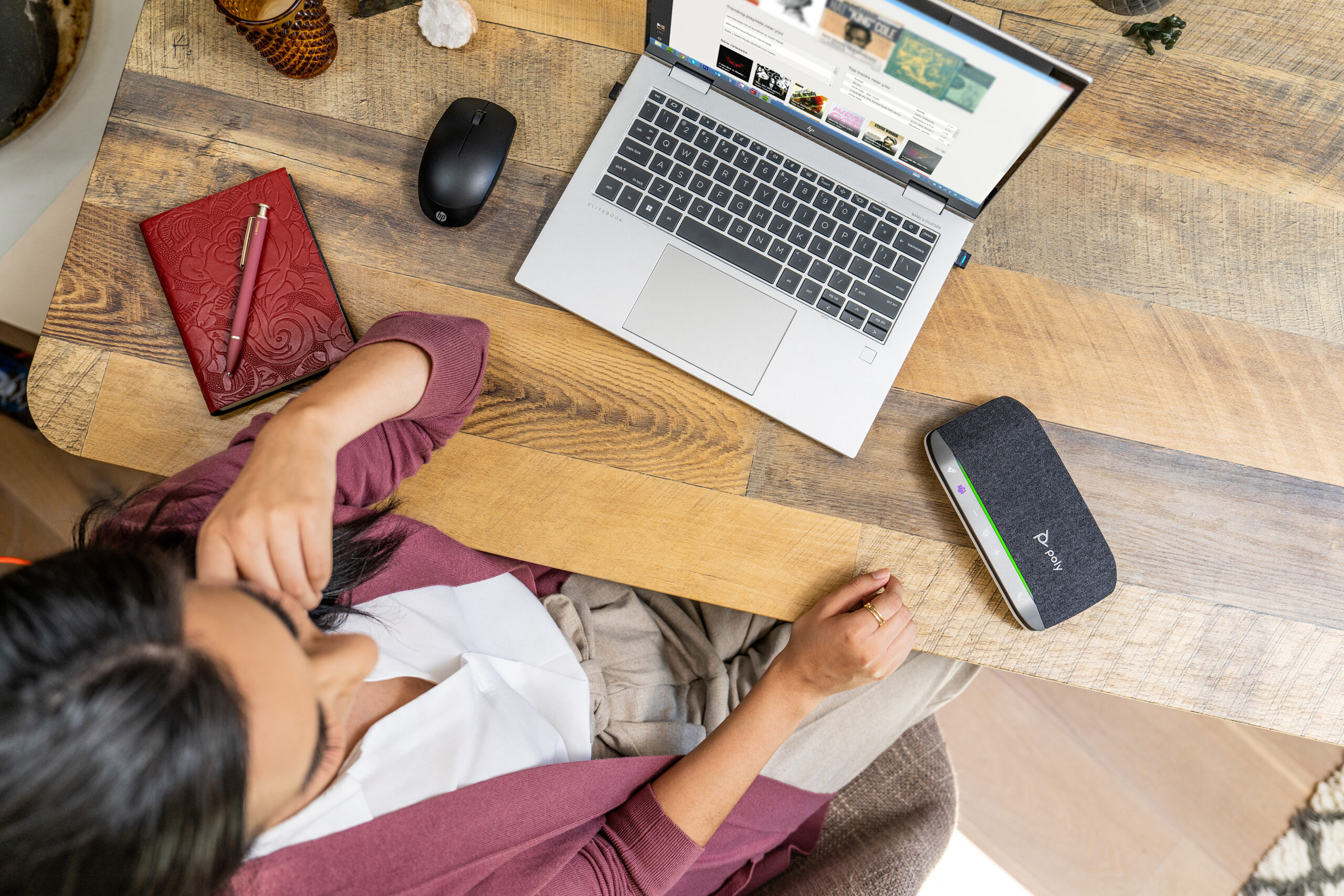 HP Poly Telefon konferencyjny Poly Sync 20-M USB-C, zatwierdzony do współpracy z aplikacją Microsoft Teams - obrazek 4