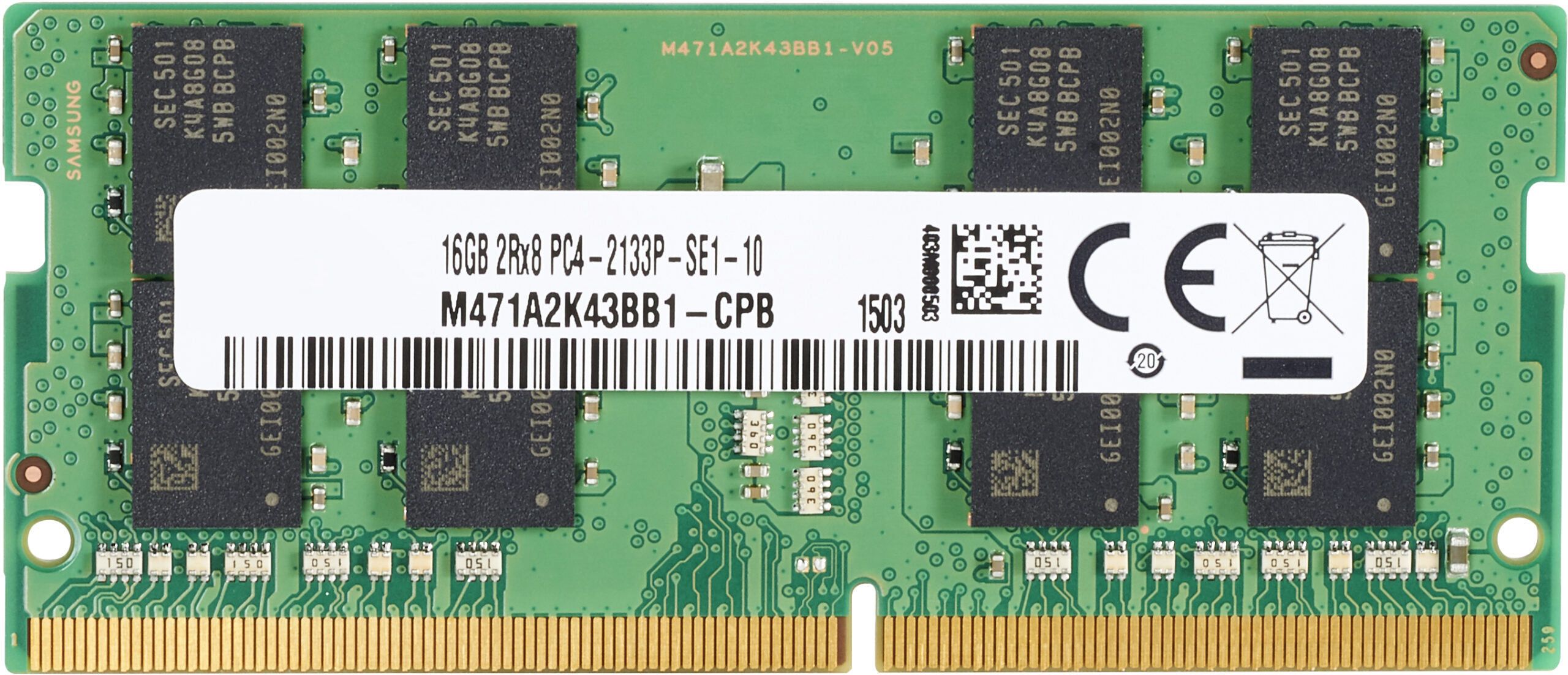 HP 3TQ34AA moduł pamięci 4 GB 1 x 4 GB DDR4 260-pin SO-DIMM