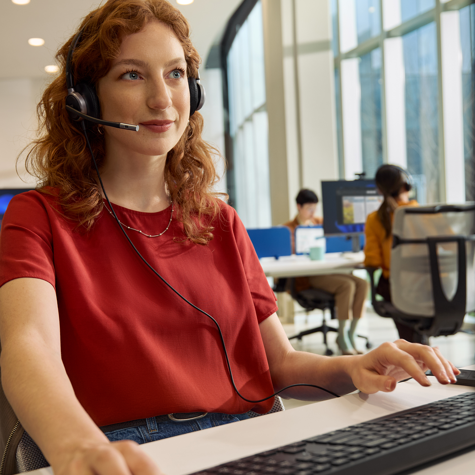 HP Poly Mission 625 – stereofoniczny przewodowy zestaw słuchawkowy USB - obrazek 4