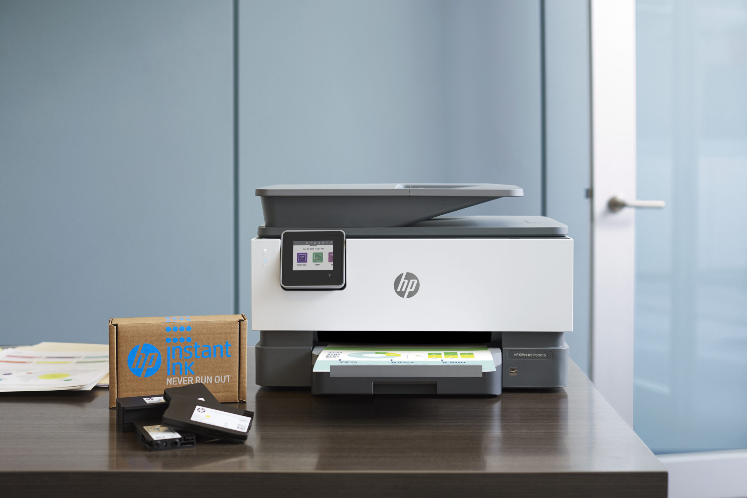 HP OfficeJet Pro 9010 Bezprzewodowe All-in-One W kolorze Drukarka, Drukowanie dwustronne; Kopiowanie, skanowanie - obrazek 4
