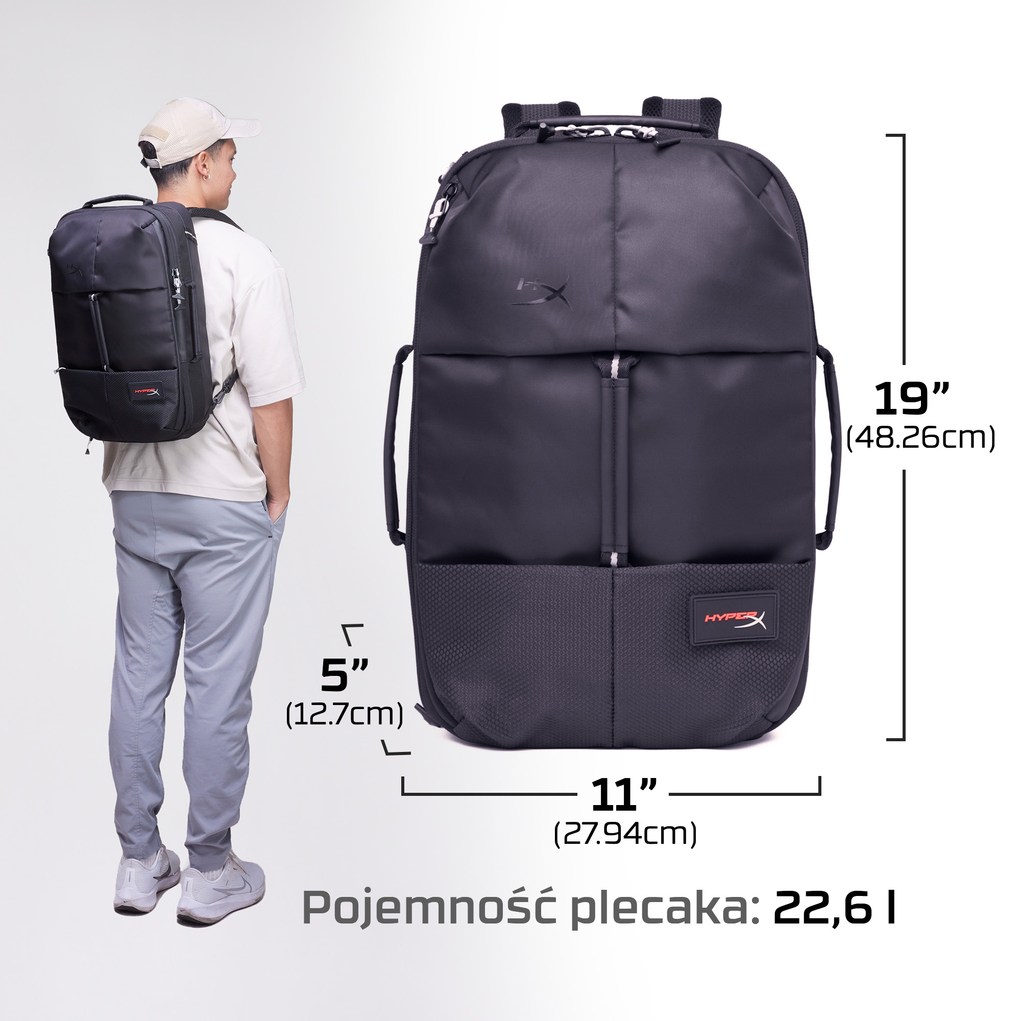 HyperX Plecak Knight - obrazek 3