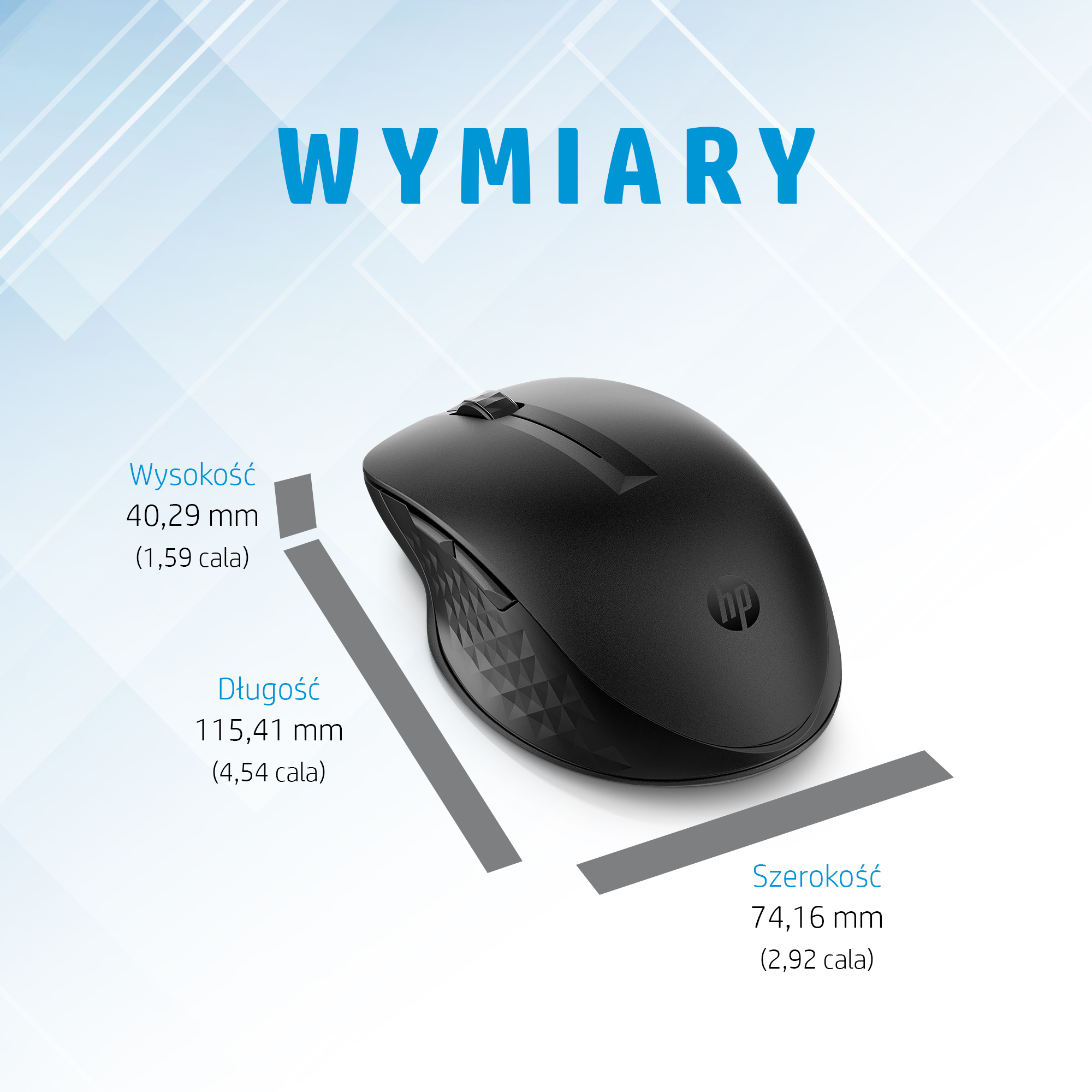 HP Mysz bezprzewodowa 435 Multi-Device - obrazek 5