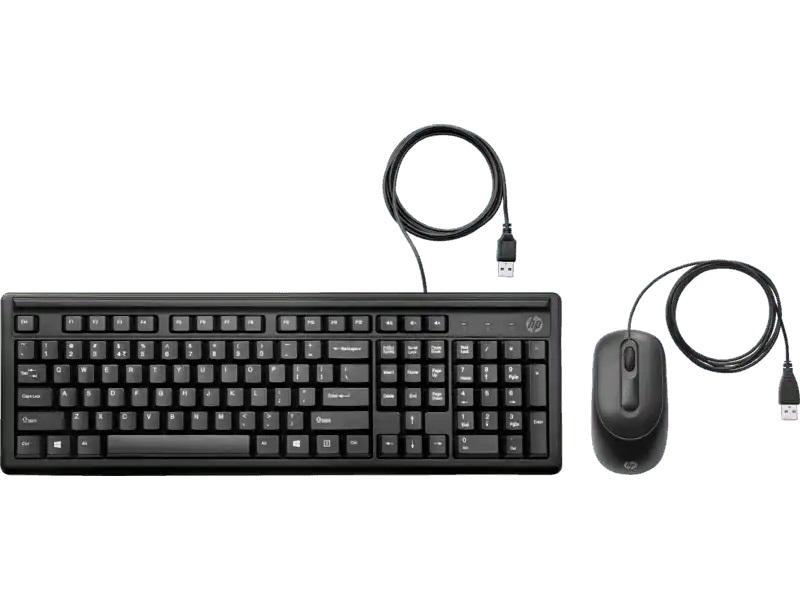 HP Przewodowa klawiatura i mysz 160