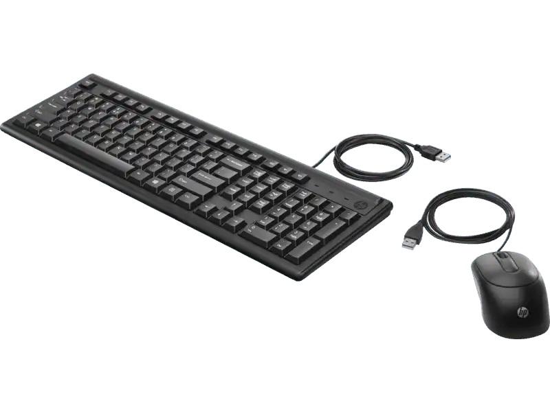 HP Przewodowa klawiatura i mysz 160 - obrazek 2