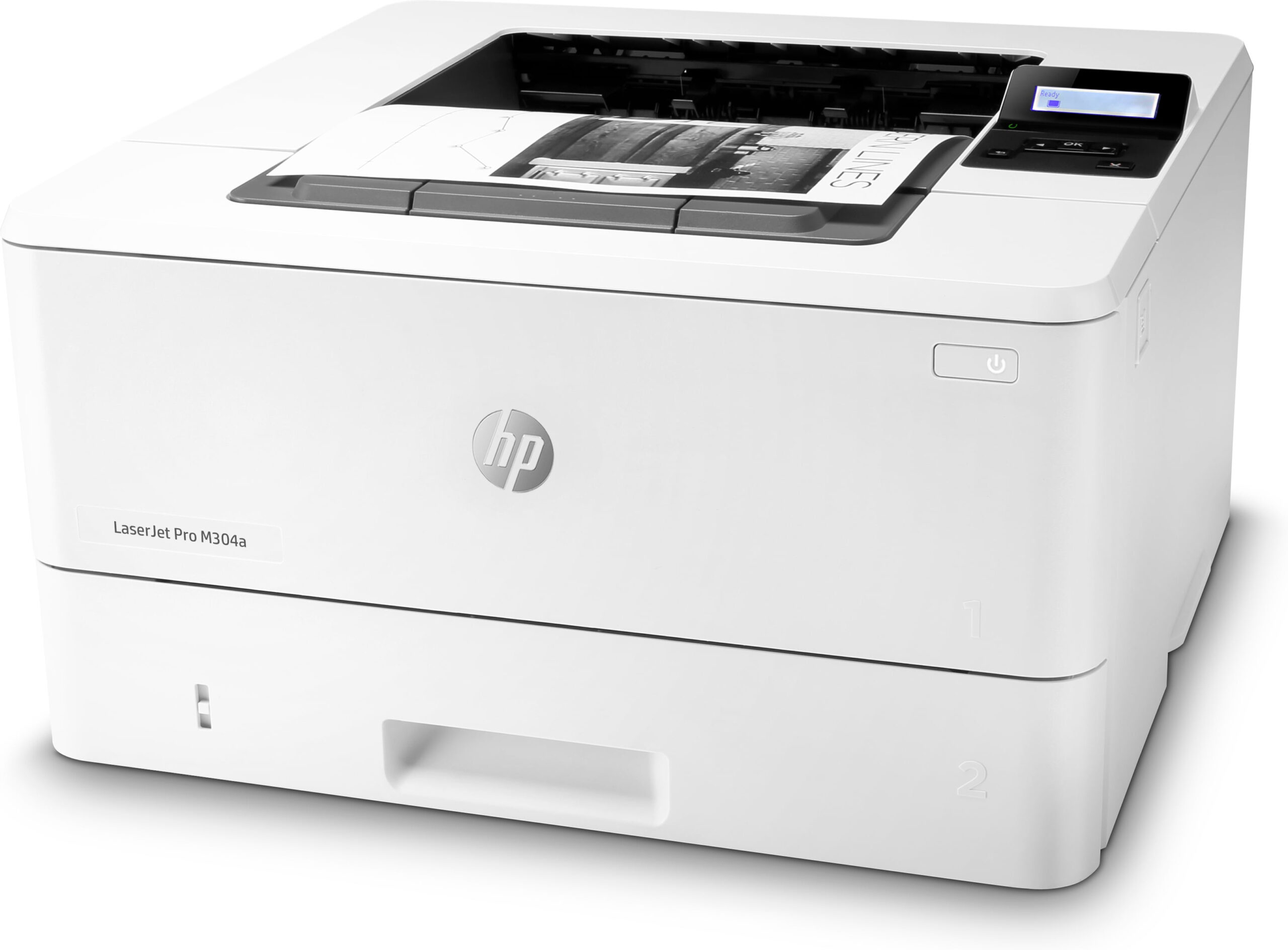 HP LaserJet Pro M304a, Czerń i biel, Drukarka do Firma, Drukowanie, Szybki wydruk pierwszej strony; Niewielkie wymiary; Energooszczędność - obrazek 2