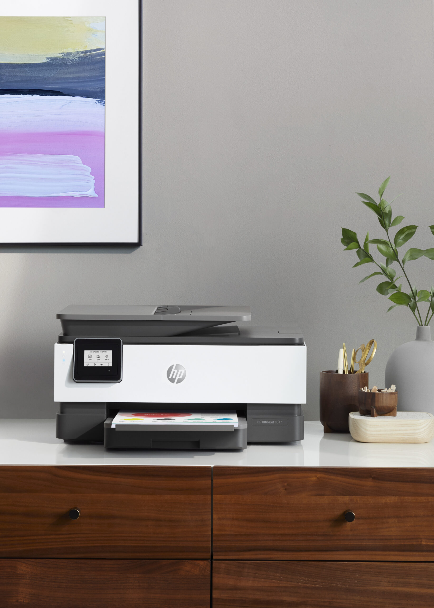 HP OfficeJet 8013 Bezprzewodowe All-in-One W kolorze Drukarka, Drukowanie dwustronne; Kopiowanie, skanowanie - obrazek 4