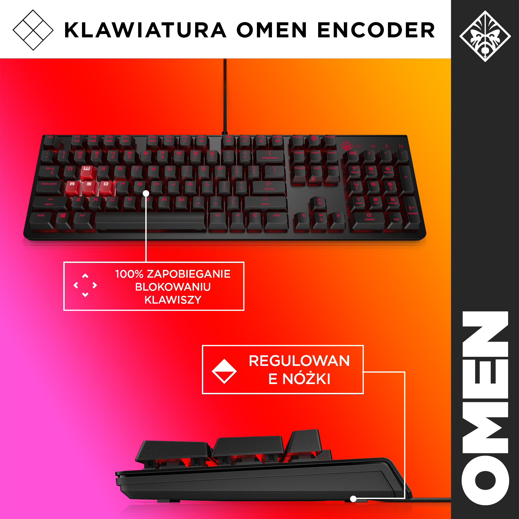 HP Klawiatura OMEN by Encoder - obrazek 5