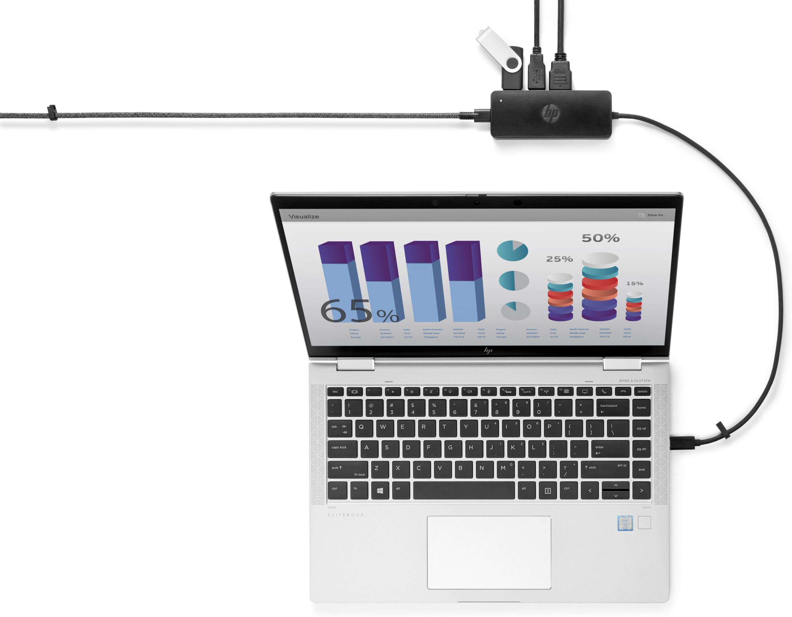 HP Koncentrator podróżny USB-C G2 - obrazek 5