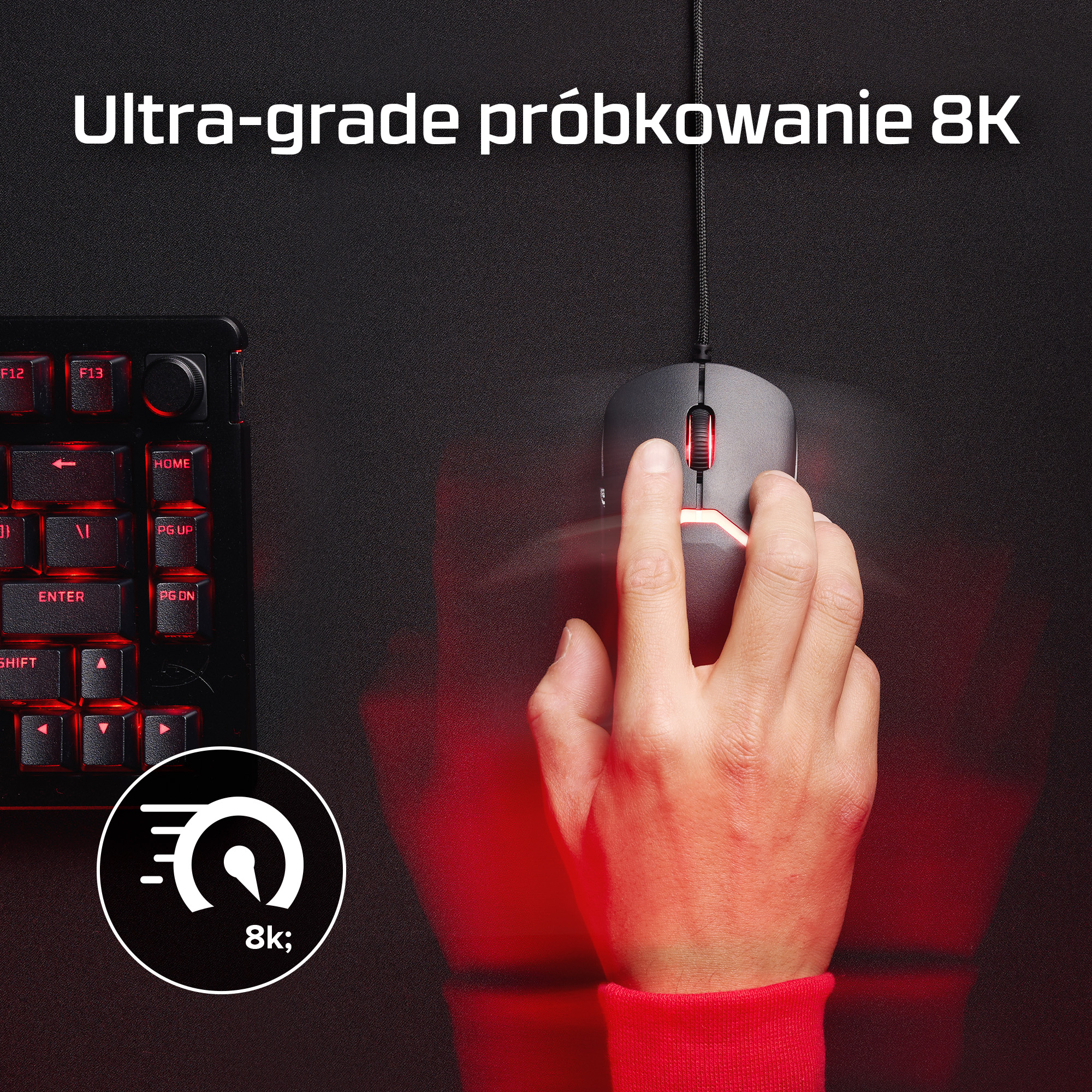 HyperX Pulsefire Saga – mysz dla graczy (czarna) - obrazek 3