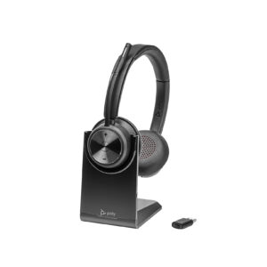 Poly Savi 7320 UC Stereo DECT 1880-1900 MHz Headset EMEA - INTL English Loc  Euro plug