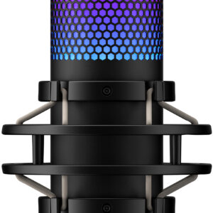 HyperX QuadCast S – mikrofon USB (czarno-szary) – podświetlenie RGB