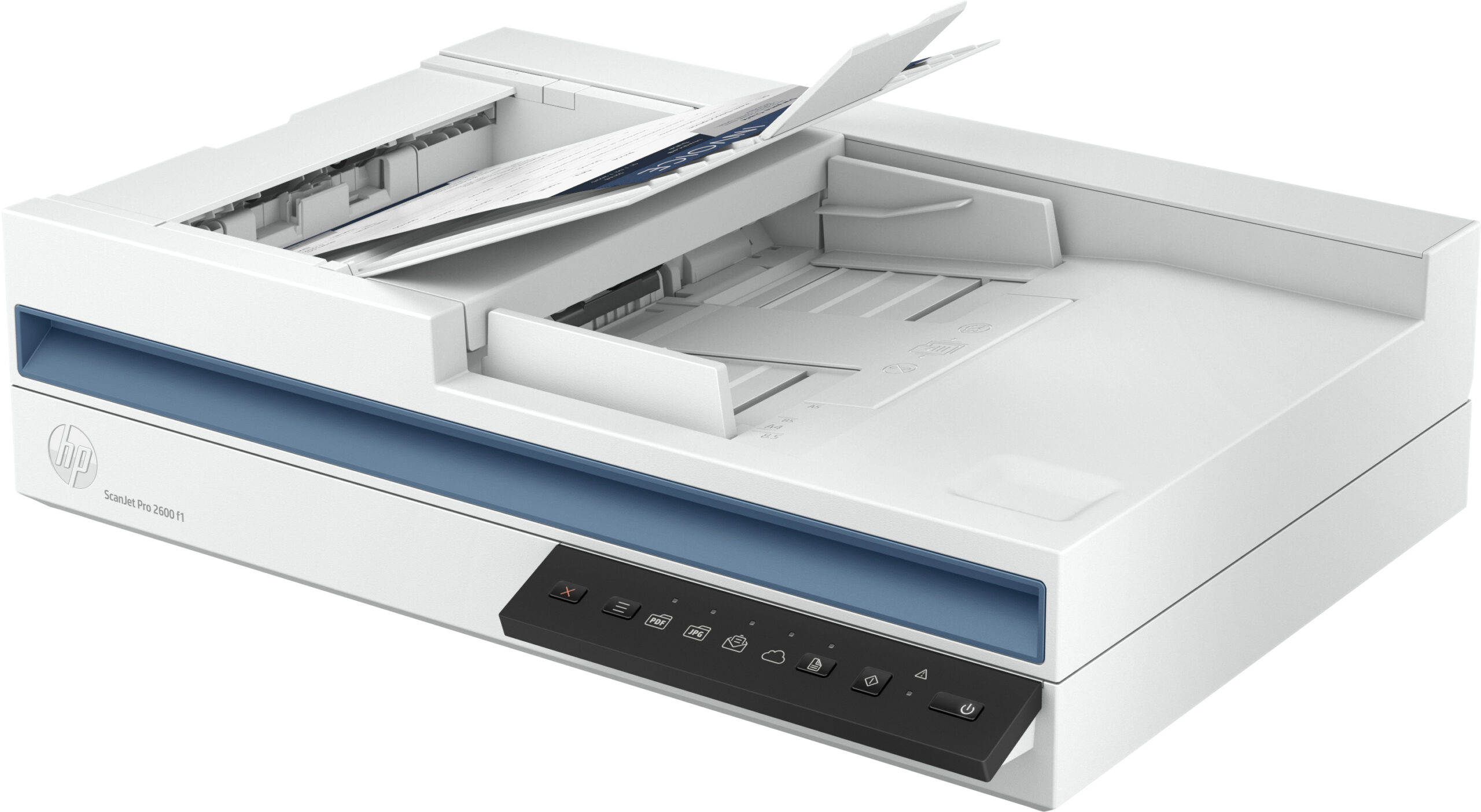 HP Scanjet Pro 2600 f1 Skaner płaskiej powierzchni i ADF 600 x 600 DPI A4 Biały - obrazek 4