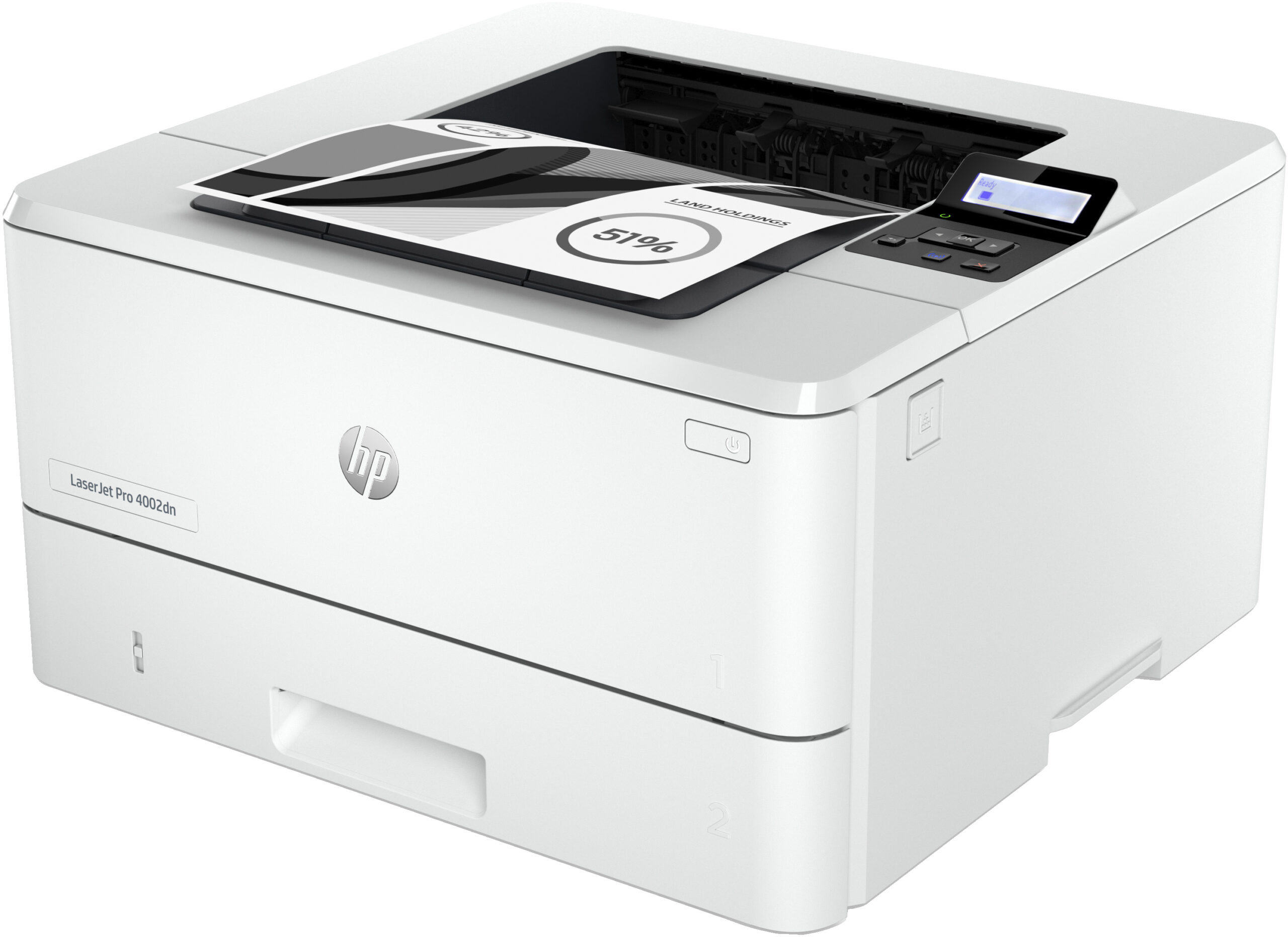 HP Laserjet Pro 4002Dn Printer, Print, Two-Sided Printing Fast First Page Out Speeds Energy Efficient Compact Size Strong Security - obrazek 2