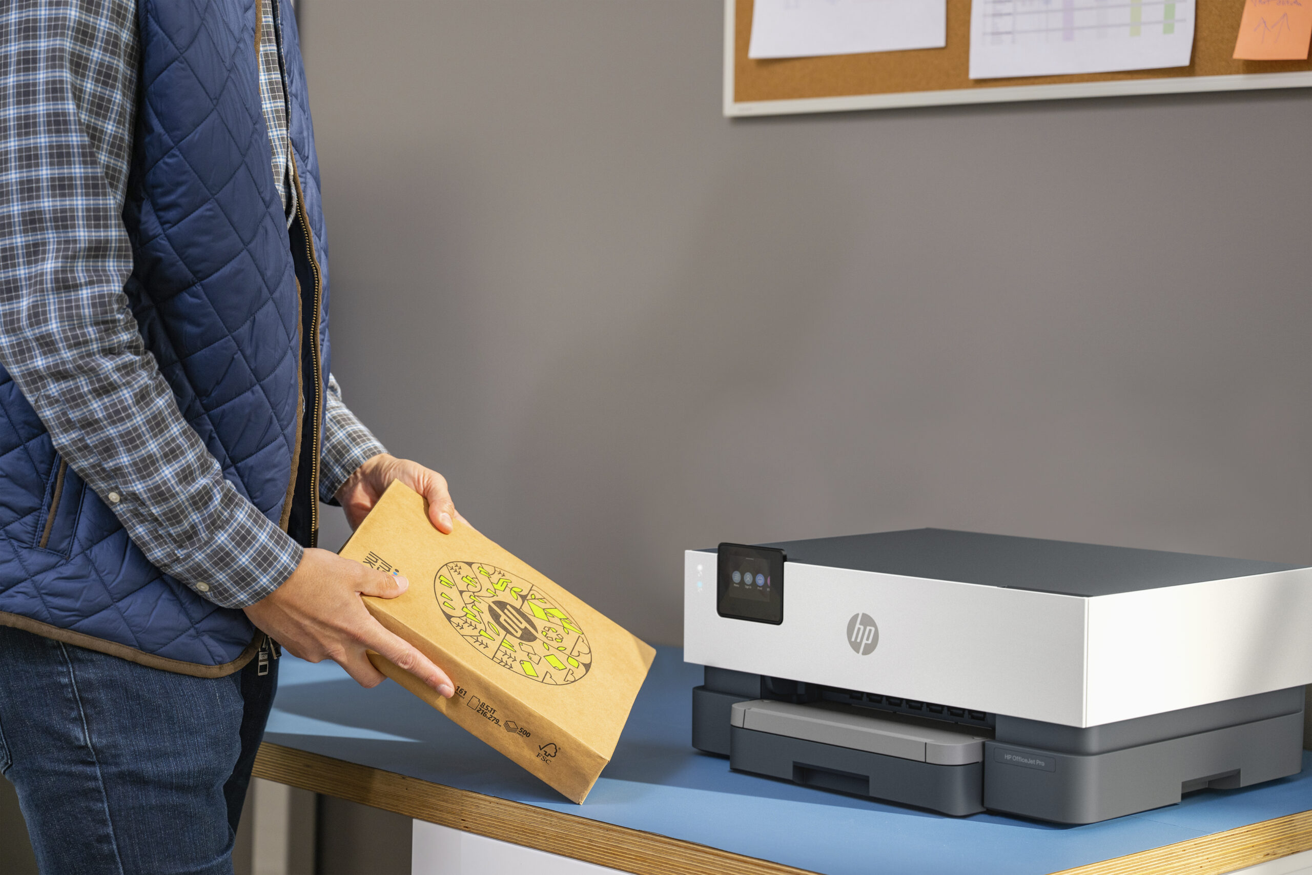 HP OfficeJet Pro 9117b Bezprzewodowe W kolorze Drukarka, Drukowanie dwustronne - obrazek 3