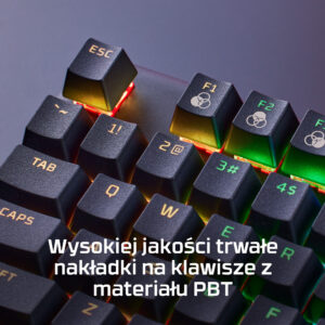 HyperX Alloy Origins Core PBT HX Red – mechaniczna klawiatura dla graczy