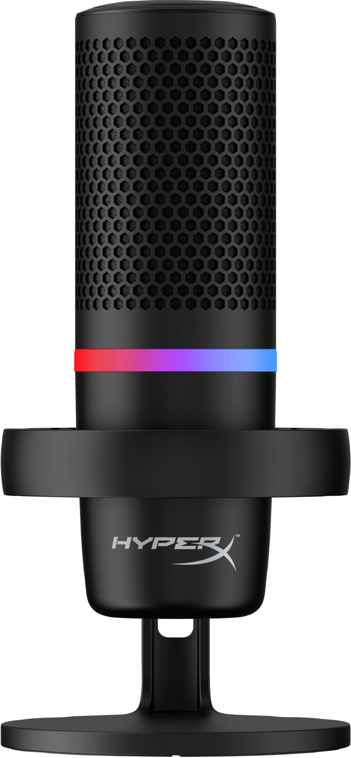 HyperX DuoCast – mikrofon USB (czarny) – oświetlenie RGB