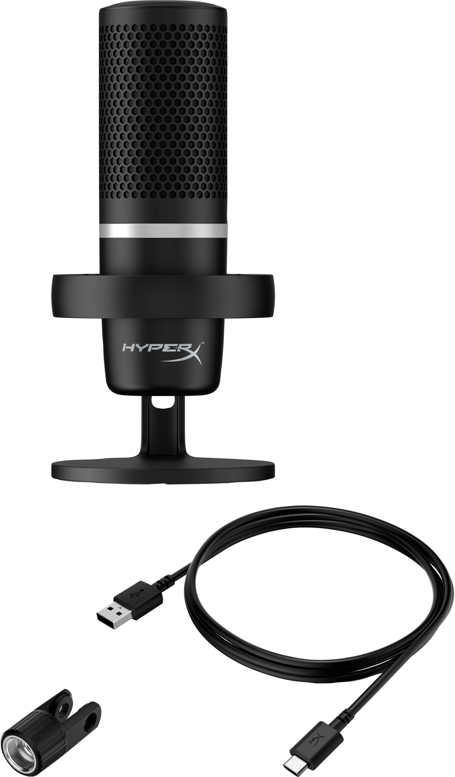 HyperX DuoCast – mikrofon USB (czarny) – oświetlenie RGB - obrazek 4