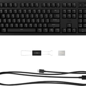 HyperX Alloy Rise klawiatura mechaniczna RGB - przełączniki liniowe HyperX - QWERTY US INT