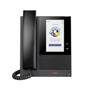 HP Poly Biznesowy telefon multimedialny Poly CCX 400 do aplikacji Microsoft Teams, z obsługą PoE