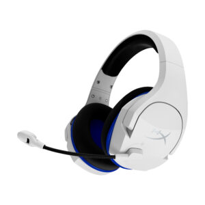 HyperX Cloud Stinger Core – bezprzewodowy zestaw słuchawkowy do gier (biało-niebieski) – PS5-PS4