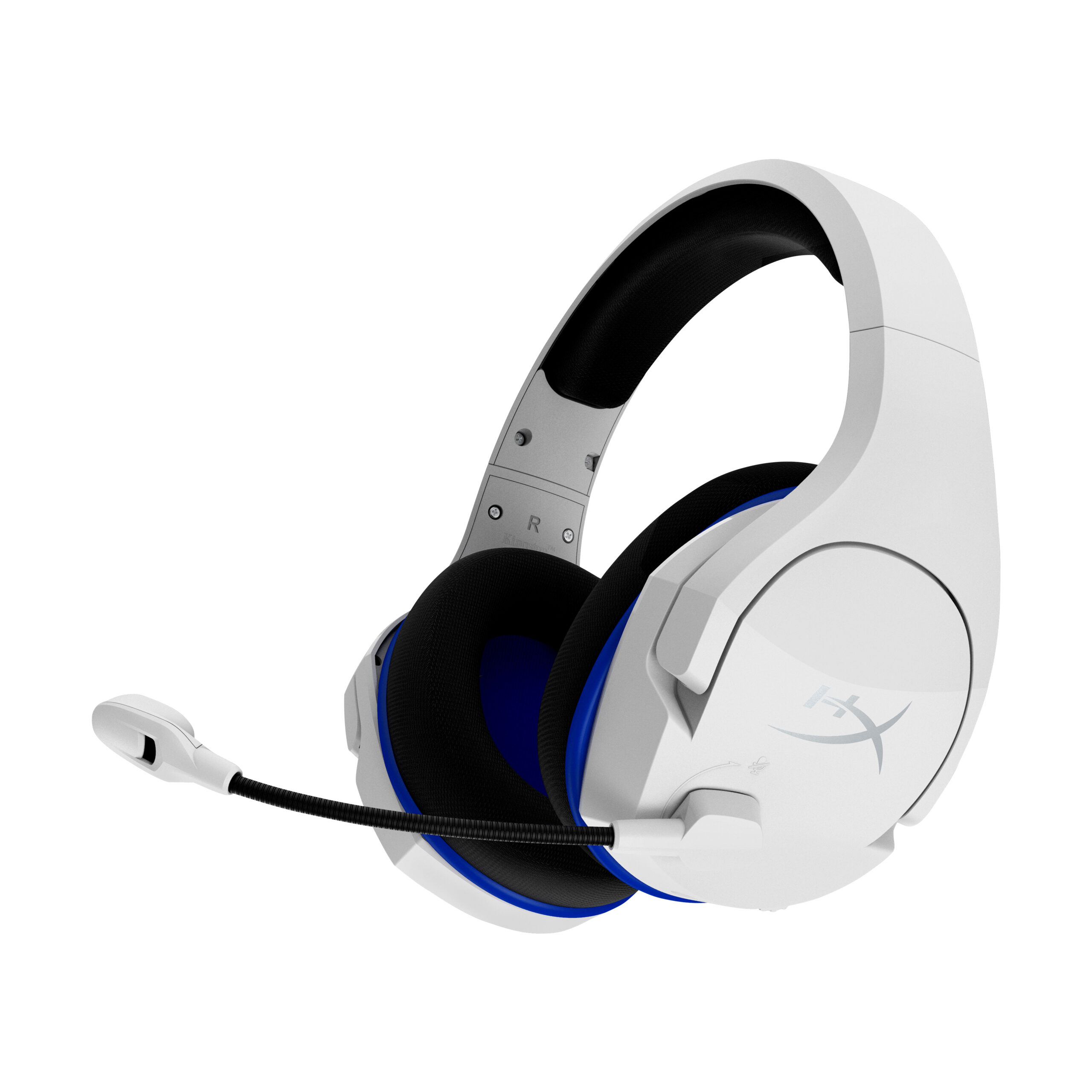 HyperX Cloud Stinger Core – bezprzewodowy zestaw słuchawkowy do gier (biało-niebieski) – PS5-PS4