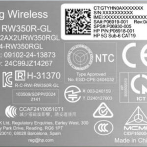 HP 5G Sub-6 WWAN adapter Wewnętrzny