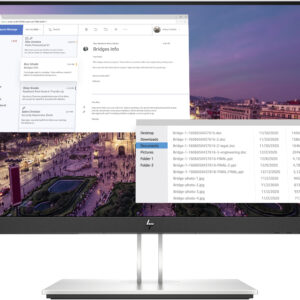 HP E-Series E23 G4 monitor komputerowy 58,4 cm (23") 1920 x 1080 px Full HD LCD Czarny, Srebrny