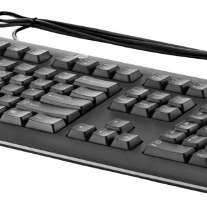 HP QY776AA klawiatura Biuro USB Czarny