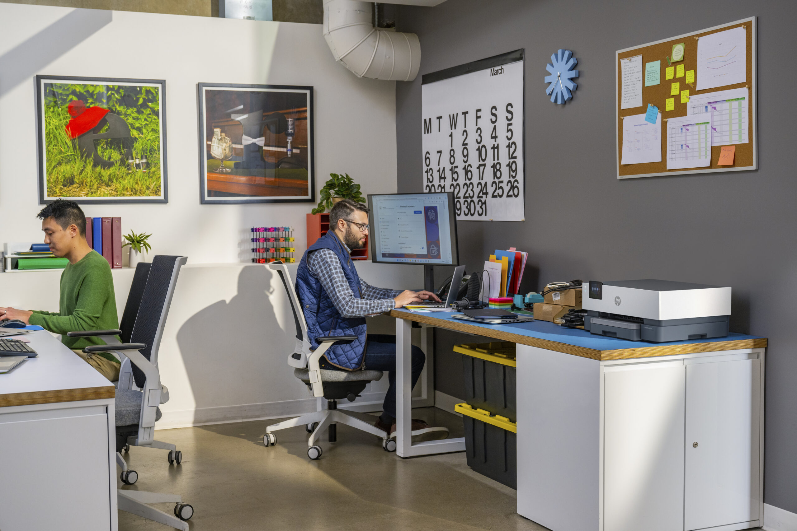 HP OfficeJet Pro 9117b Bezprzewodowe W kolorze Drukarka, Drukowanie dwustronne - obrazek 4