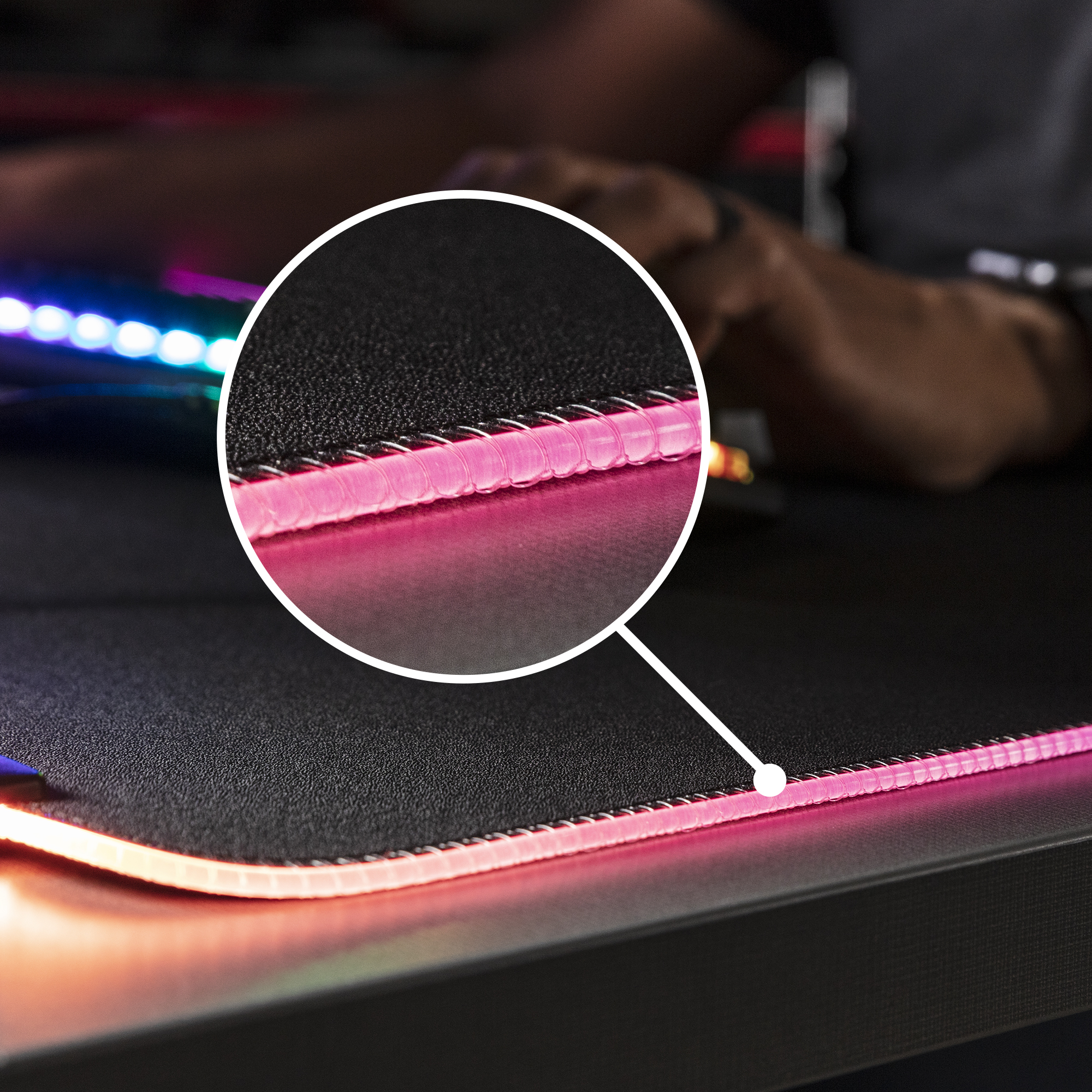 HyperX Pulsefire Mat – podkładka pod mysz do gier – tkanina (M) - obrazek 5