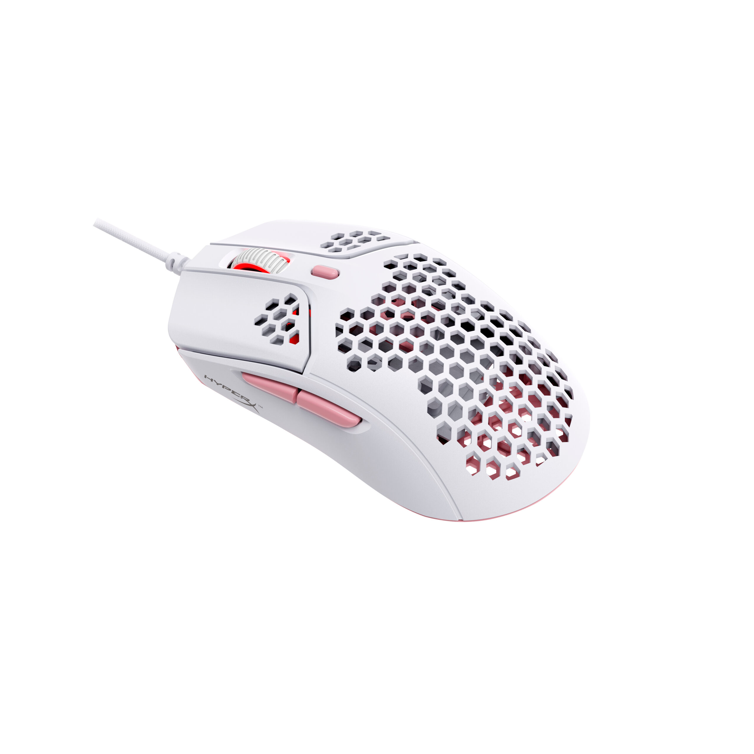 HyperX Pulsefire Haste – mysz do gier (biało-różowa) - obrazek 2
