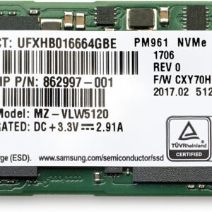 HP 1FU88AA#AC3 urządzenie SSD 512 GB M.2 PCI Express 3.0 NVMe TLC